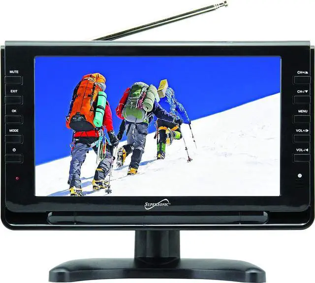 Alt view image 19 of 20 - Supersonic SC-499 9" Widescreen Portable Digital LCD TV with Built-in TV Tuner