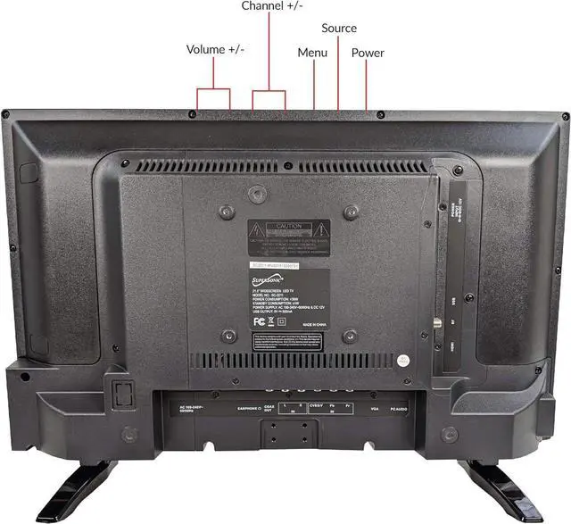 Alt view image 10 of 14 - SuperSonic SC-2211 1080p LED Widescreen HDTV with HDMI Input and AC/DC Compatible for RVs, 22-Inch