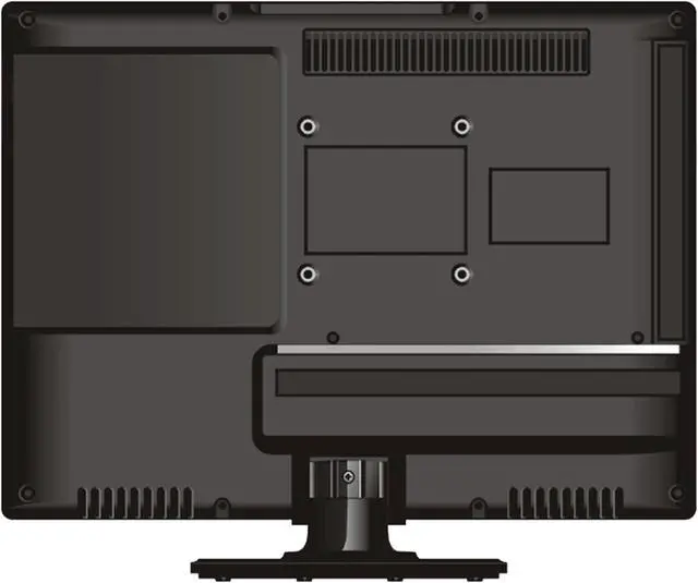 Alt view image 12 of 12 - SUPERSONIC SC-1312 13" Black LED HDTV with Built-in DVD Player
