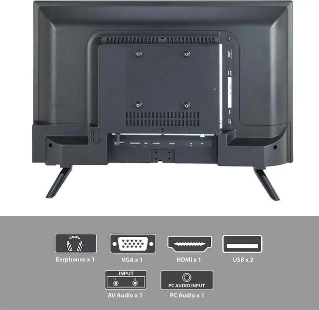 Alt view image 18 of 20 - Supersonic SC2411 24 inch 1080p LED HDTV