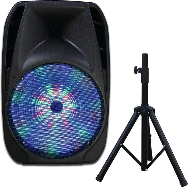 Alt view image 18 of 19 - Supersonic IQ-4415DJBT 15" Portable Bluetooth DJ Speaker with Stand