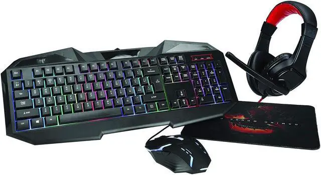 Alt view image 18 of 20 - Supersonic SC-440GK LED Gaming Mechanical Keyboard with Mouse and Headset