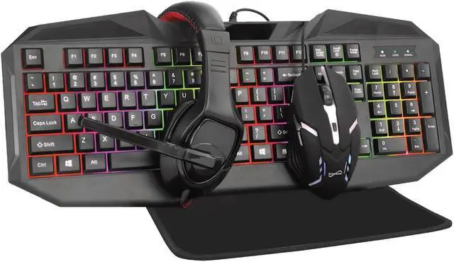 Alt view image 19 of 20 - Supersonic SC-440GK LED Gaming Mechanical Keyboard with Mouse and Headset
