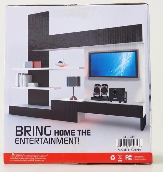 Alt view image 18 of 20 - Supersonic SC-35HT 2.1 Channel DVD Home Theater System, Bluetooth, HDMI, DVD/CD/VCD/SVCD/MP3 Playback