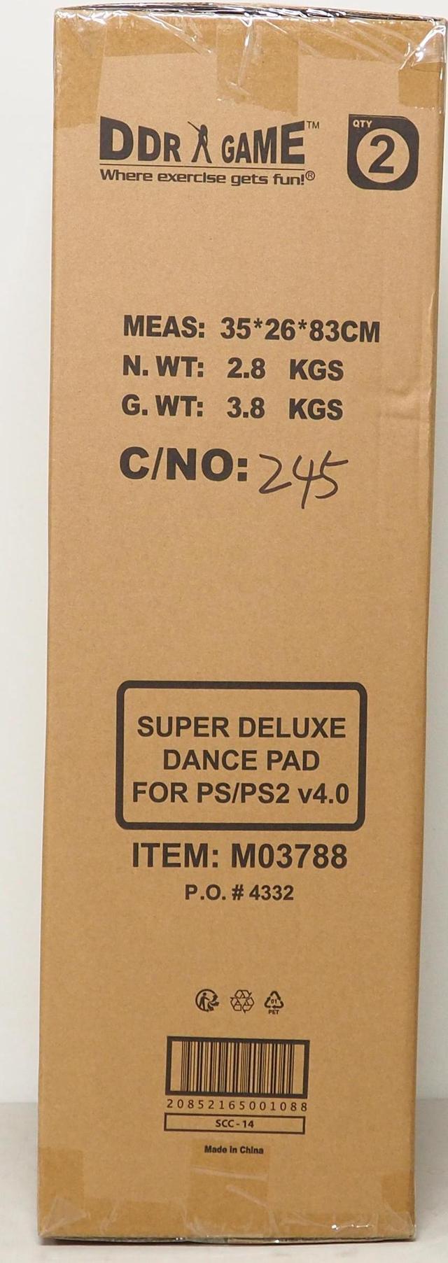Alt view image 8 of 8 - Dance Dance Revolution DDRgame (Super Sensitive-No More Delay) PS1 /PS2 Super Deluxe Pad (Version 4.0) with 1" Foam Inse