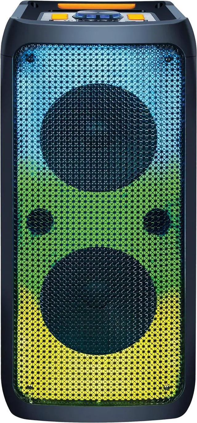 Alt view image 12 of 14 - SuperSonic IQ-7028DJBT 2 x 8" Portable Bluetooth Speaker with True Wireless Technology