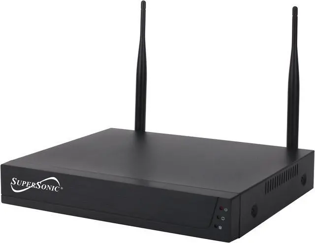 Alt view image 3 of 5 - Supersonic 8 Channel HD Wireless NVR Security Camera System, 8 Cameras Outdoor/Indoor SC-5008NVR