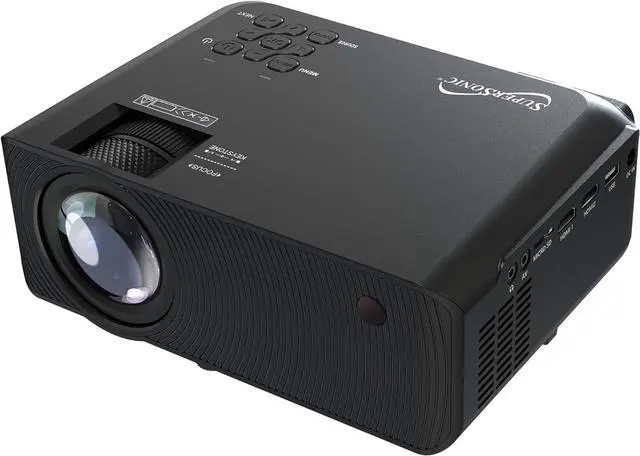 Alt view image 5 of 8 - Superesonic SC-82P Home Theater Projector with Bluetooth