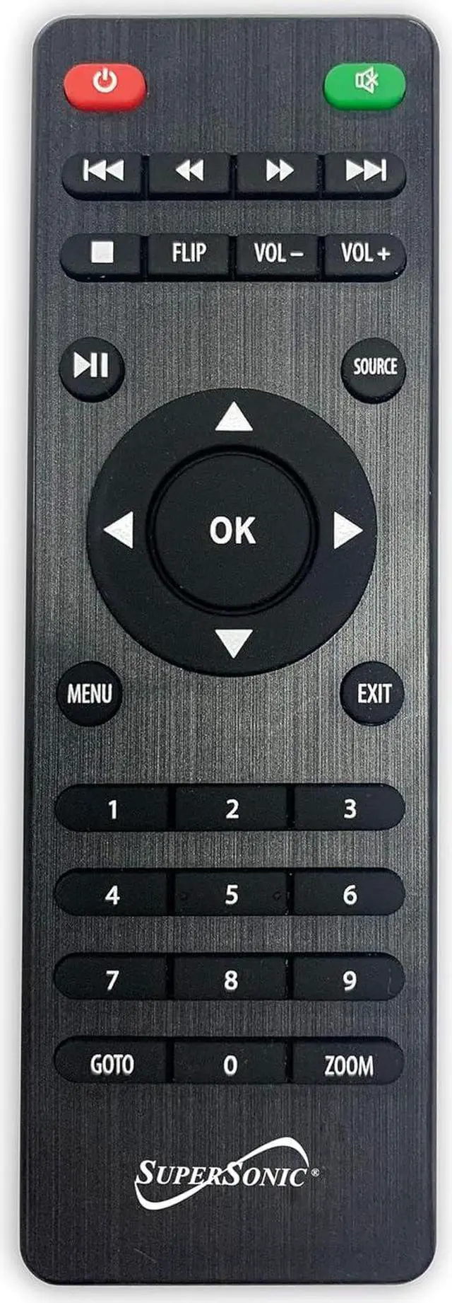Alt view image 7 of 8 - Superesonic SC-82P Home Theater Projector with Bluetooth