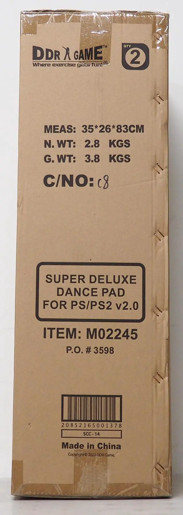 Alt view image 7 of 7 - Dance Dance Revolution DDR Super Deluxe PS1 / PS2 dance pad w/1 in" foam Version 2.0 m02245