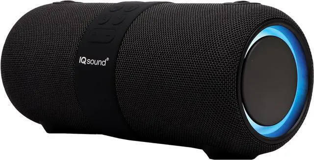 Alt view image 4 of 8 - supersonic iq-2323bt iq-2323bt dual 3-inch 14-watt portable true wireless stereo bluetooth rechargeable speaker with fm radio, microphone, and rgb lights