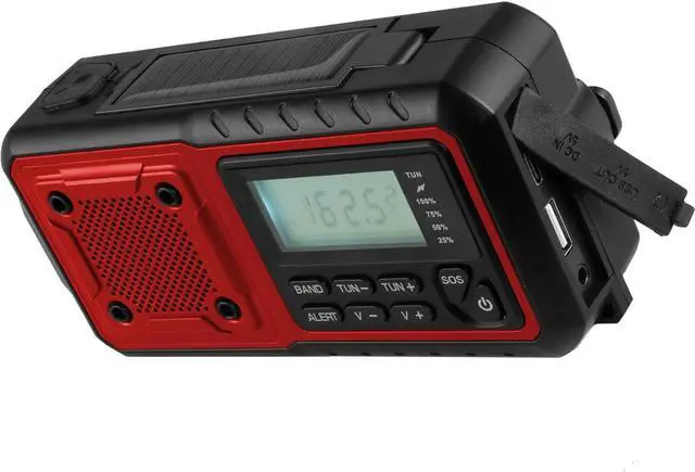 Alt view image 2 of 6 - Supersonic SC-1078ERN Guardian Multi-powered Emergency Radio, with AM/FM/NOAA Weather Alerts, Rechargeable Battery, Sola