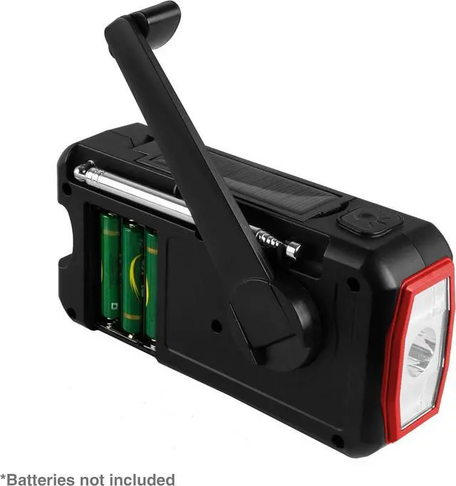 Alt view image 3 of 6 - Supersonic SC-1078ERN Guardian Multi-powered Emergency Radio, with AM/FM/NOAA Weather Alerts, Rechargeable Battery, Sola