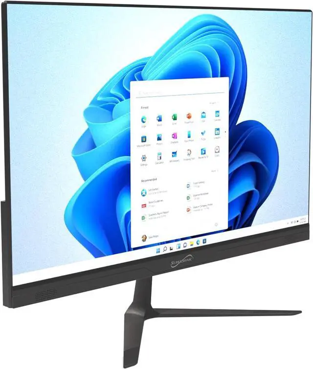Alt view image 2 of 9 - Supersonic SC-5524AIO 24" Windows All-in-1 Desktop Computer, Intel Quad-Core N100, 256GB SSD, 8GB RAM, UHD Graphics 600