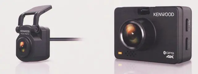 Alt view image 9 of 18 - Kenwood DRV-A610WDP GPS Integrated Dashboard Camera with Rear View Camera