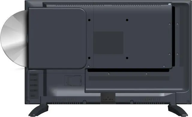 Alt view image 7 of 11 - Supersonic SC-1926DVD 19-inch LED Smart HDTV w/DVD Player, ATSC & NTSC System, 3X HDMI, 1080p, WiFi, USB