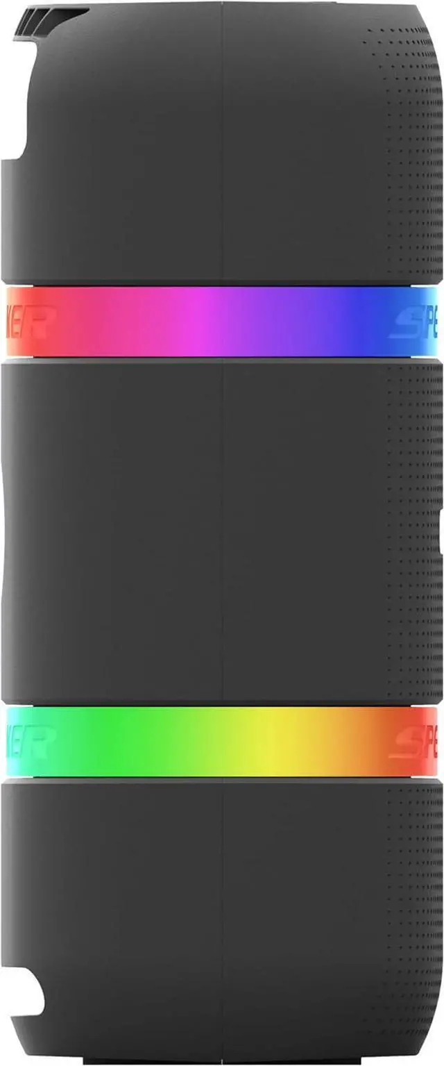 Alt view image 3 of 5 - IQ Sound IQ-3604BT 2 x 4-inch Portable Bluetooth Speaker, with TWS for Double Audio, LED Light Show, USB/Micro SD/AUX, B