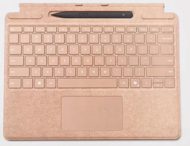 Alt view image 4 of 6 - Microsoft Surface Slim Pen (2nd Edition) and Pro Keyboard for Pro (11th Edition), Pro 9, and Pro 8 Dune