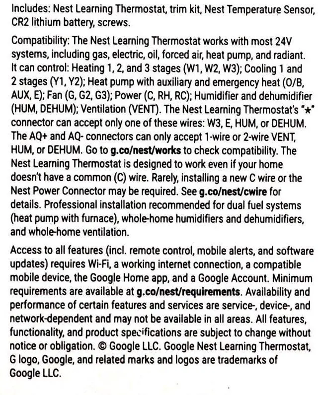 Alt view image 8 of 12 - Google Nest Learning Thermostat GA05551-US (4th Gen) with Temperature Sensor (2nd Gen) - Polished Silver