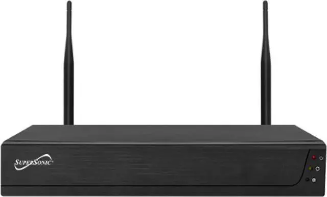 Alt view image 7 of 8 - Supersonic SC-5004NVR-Kit 4CH 1080P WiFi Security Camera System, 1TB HDD, 2-Way Audio, Night Vision, Waterproof