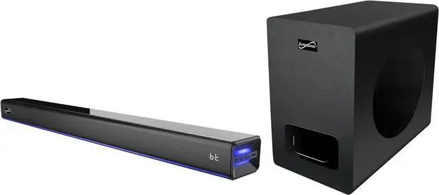 Main image of Supersonic SC-1425WSW 2.1 Bluetooth Soundbar w/ Wireless Subwoofer, HDMI ARC, FM, USB  80W