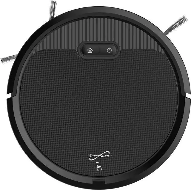 Alt view image 9 of 14 - Supersonic SC-830SV Smart Robot Vacuum Cleaner with Gyroscope Technology, WiFi/App Control, Alexa Compatibility, Ultra-Quiet Operation, Multiple Cleaning Modes, HEPA Filter
