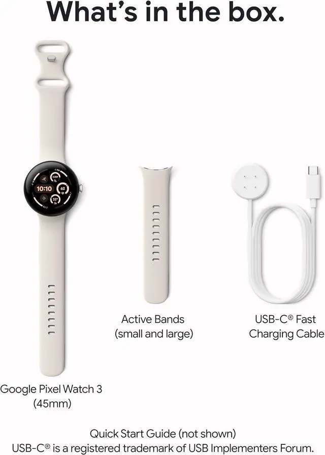 Alt view image 6 of 13 - Google Pixel Watch 3 (45mm) - Android Smartwatch with Heart Rate Tracking, Advanced Running from Fitbit, Fitness Insights, 24-Hour Battery - Matte Black Aluminum Case - Obsidian Band - Wi-Fi
