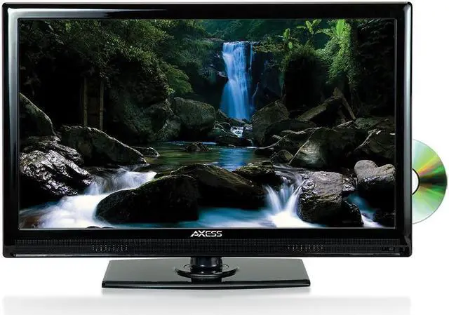 Main image of Axess 22-Inch 1080p Digital LED Full HDTV, Includes AC/DC TV, DVD Player, HDMI/SD/USB Inputs, TVD1801-22