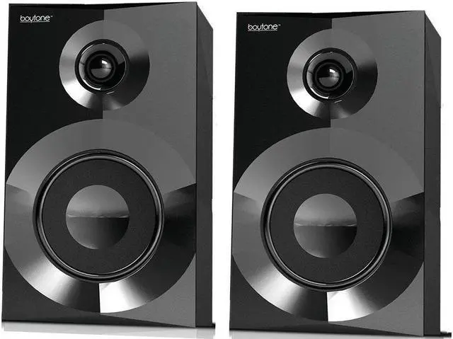 Alt view image 16 of 20 - Boytone BT-210FD Wireless Bluetooth 30W Speaker System with FM Radio & Remote Control for Smartphones, Tablets, Desktop