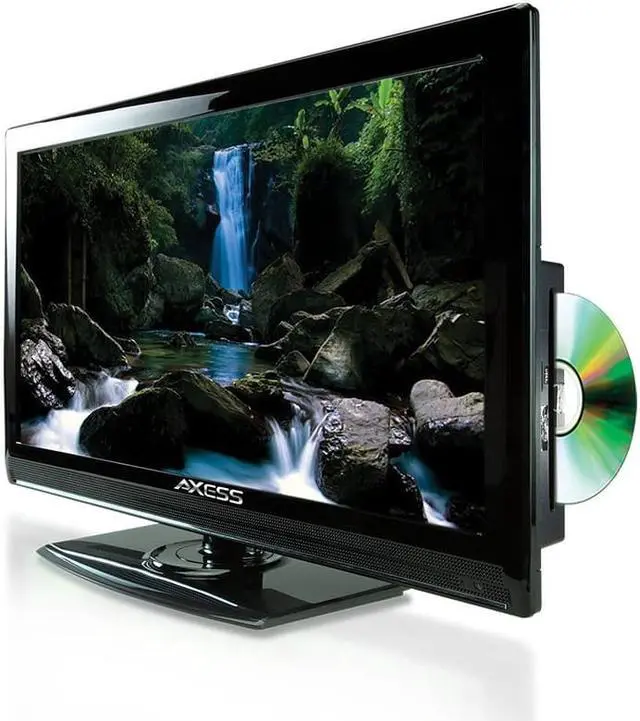 Alt view image 2 of 3 - Axess 22-Inch 1080p Digital LED Full HDTV, Includes AC/DC TV, DVD Player, HDMI/SD/USB Inputs, TVD1801-22