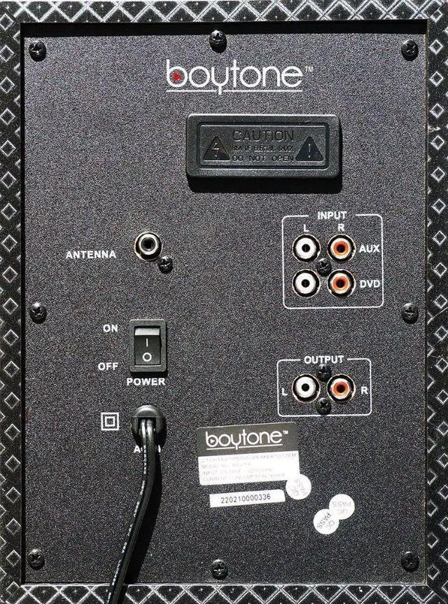 Alt view image 17 of 20 - Boytone BT-210FD Wireless Bluetooth 30W Speaker System with FM Radio & Remote Control for Smartphones, Tablets, Desktop