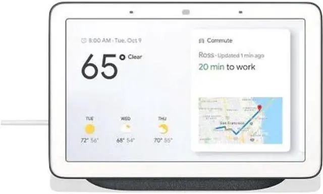 Alt view image 19 of 20 - Google Nest Hub Smart Display with Google Assistant - Charcoal