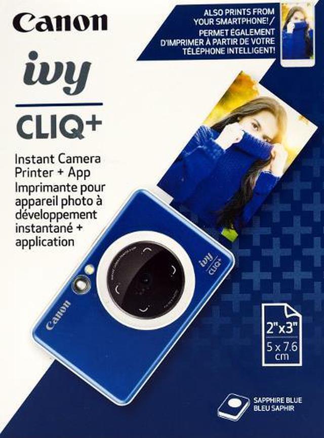Alt view image 12 of 20 - Canon CLIQPSBLUE IVY CLIQ+ Instant Camera - Sapphire Blue