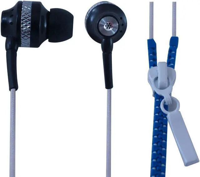 Main image of Axess EP107-BL Boombug Zipper-style cord compatible with and all audio and media devices with a 3.5m
