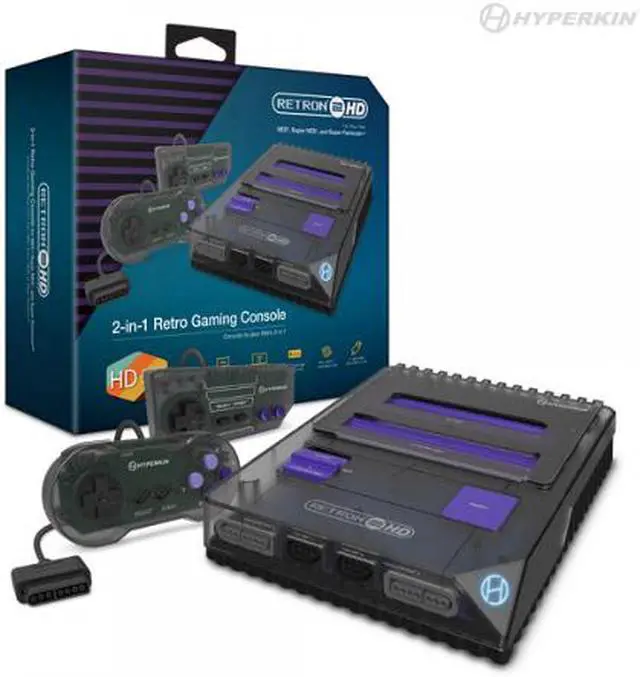 Alt view image 5 of 19 - Hyperkin RetroN 2 HD Gaming Console for NES/ Super Famicom - NES M02888-SB