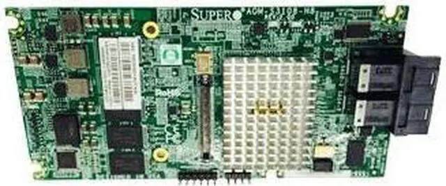 Alt view image 7 of 10 - Supermicro - AOM-S3108M-H8 - Supermicro Low Profile 12Gb/s Eight-Port SAS Internal RAID Adapter - 12Gb/s SAS - PCI