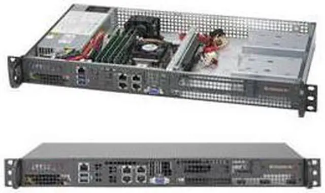 Alt view image 4 of 6 - Supermicro SYS-5018D-FN4T 1U Server Xeon D-1541 DDR4 10GB LAN