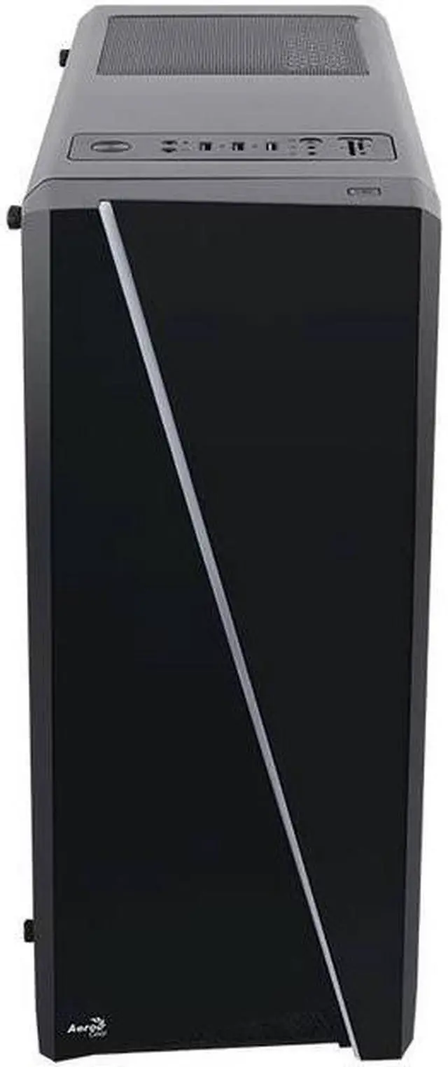 Alt view image 9 of 10 - AeroCool Cylon RGB Front with Built in Card Reader and Side Window Panel Mid Tower Black