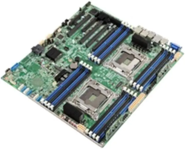 Alt view image 9 of 16 - Intel S2600CWTR Server Motherboard - Intel Chipset - Socket LGA 2011-v3 - SSI EEB - 2 x Processor Support - 1 TB DDR4 SDRAM Maximum RAM - 2.13 GHz, 1.87 GHz, 1.60 GHz Memory Speed Supported - DIMM, RD