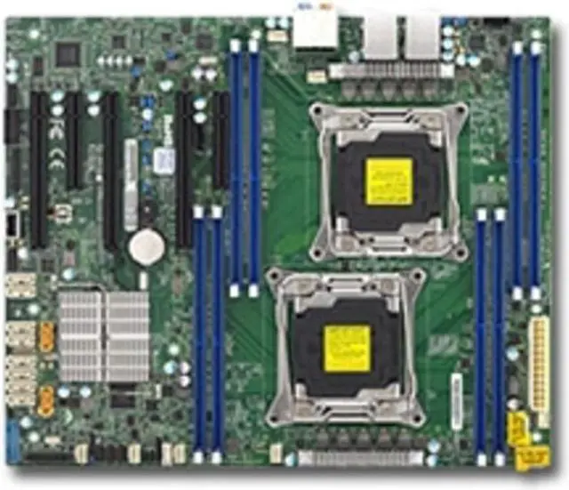 Alt view image 3 of 8 - Supermicro MBD-X10DAL-I-B E5-2600 v3 with R3 Socket DDR4 SATA PCI-Express ATX Motherborad