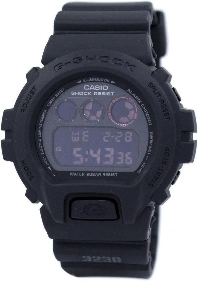 Alt view image 9 of 17 - Casio G-Shock DW6900MS-1 Classic 3-Eye Master of G Wristwatch