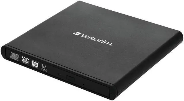 Alt view image 6 of 20 - Verbatim USB External Slimline CD/DVD Writer Model 98938