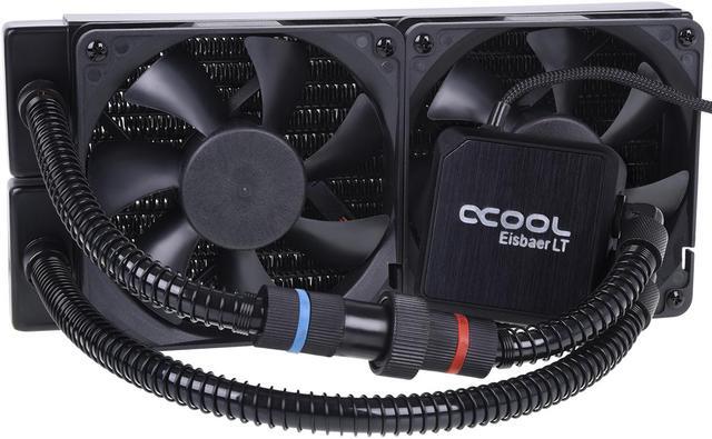 Alt view image 2 of 13 - Alphacool Eisbaer LT240 CPU - black All in One High Performance Water / Liquid Cooler - 240mm Copper Radiator. 11445