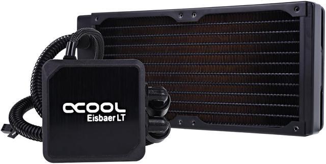 Alt view image 3 of 13 - Alphacool Eisbaer LT240 CPU - black All in One High Performance Water / Liquid Cooler - 240mm Copper Radiator. 11445