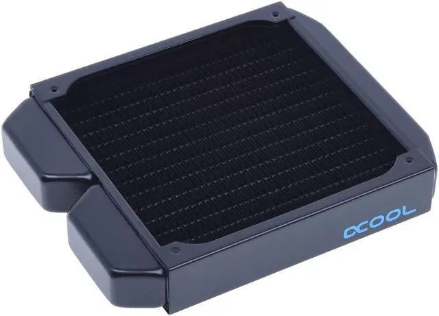 Alt view image 8 of 16 - Alphacool NexXxos ST30 Full Copper Radiator 140, 140mm x 1, Single Fan, Black