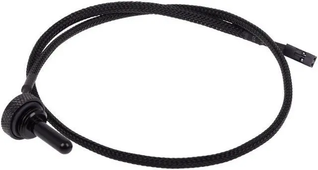 Alt view image 4 of 9 - Alphacool G1/4" Eiszapfen Temperature Sensor Plug, Deep Black