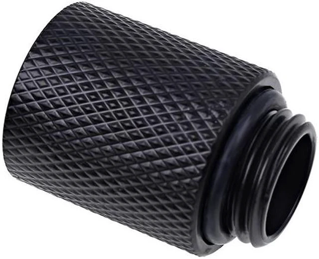 Main image of Alphacool Eiszapfen G1/4" Male to Female 20mm Extender Fitting, Deep Black
