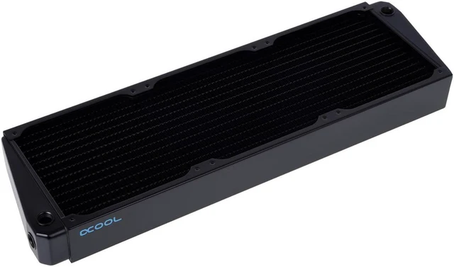 Main image of Alphacool NexXxos XT45 Full Copper X-Flow Radiator 420, 140mm x 3, Triple Fan, Black