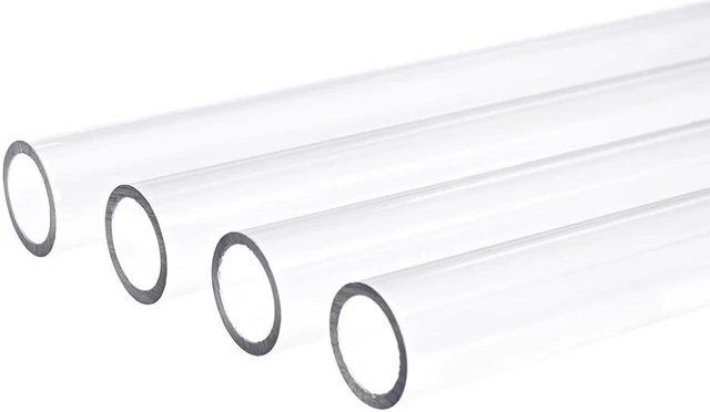 Main image of Alphacool Eisrohr PETG HardTube 10mm ID, 13mm OD, 80cm, Clear, 4-pack