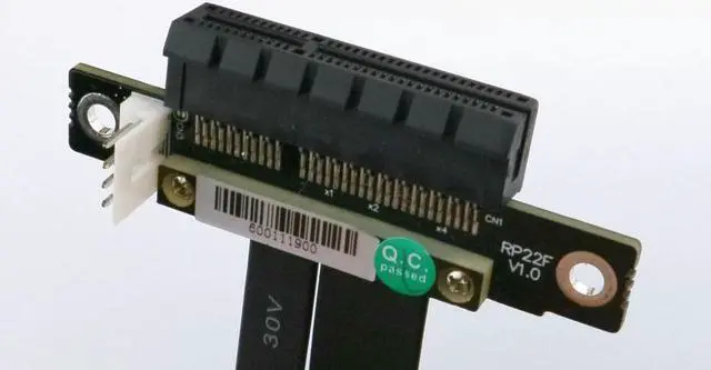 Alt view image 3 of 6 - M.2 Key M to PCIe x4 Extender Cable Adapter, R42S
